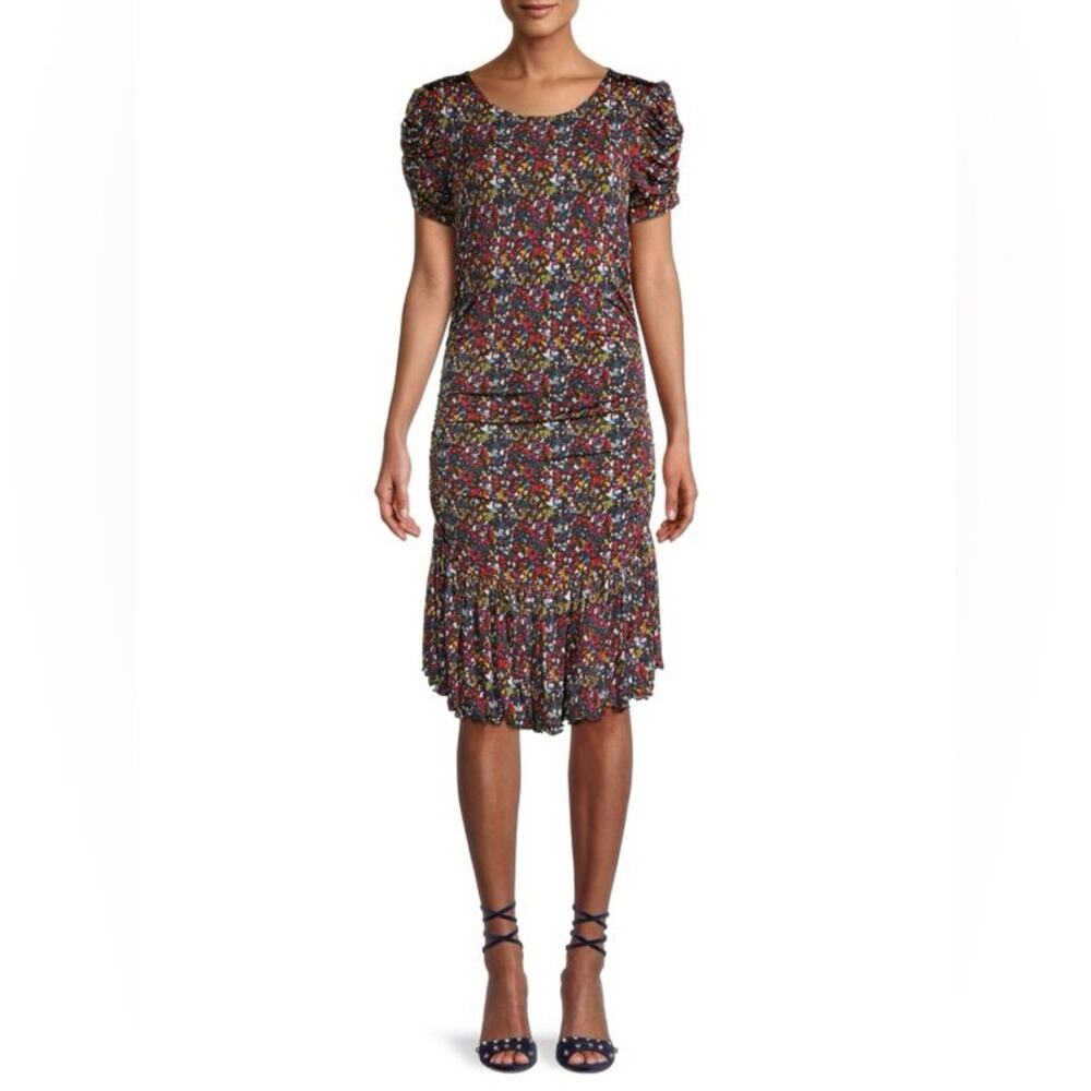 TANYA TAYLOR Effie Confetti Floral Dress Size XL
